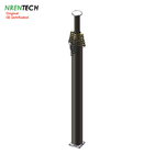 15m heavy duty pneumatic telescopic mast for mobile antenna tower 300kg payloads- lockable mast
