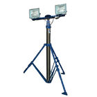 4.2m pneumatic telescopic mast lighting tower-ground mounting tripod lighting tower-2x150W Metal halide lamps