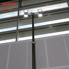 4.6m pneumatic telescopic mast light tower-inside wires-4x60W LED-remote control-for mobile light tower or solar tower