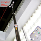 4.6m portable pneumatic telescopic mast light tower-inside wires-4x60W LED-mobile light tower-solar tower mast lighting