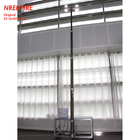 4.6m portable pneumatic telescopic mast light tower-inside wires-4x60W LED-mobile light tower-solar tower mast lighting
