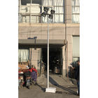 4x1000W halogen lamps mounted roof mast light 4.7m pneumatic telescopic mast, vehicle roof mount mast light tower