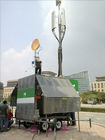 18m lockable pneumatic telescopic mast 150kg payloads NR-3100-18000-150L - application for mobile telecom tower