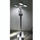 3.8m vehicle roof mount pneumatic telescopic mast light tower for fire tenders
