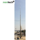 15m pneumatic telescopic mast-NR-2750-15000-30 for mobile antenna mast tower-aluminum telescoping mast