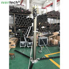 9m lockable pneumatic telescopic mast 100kg payloads NR-2200-9000-100L antenna telescopic mast poles