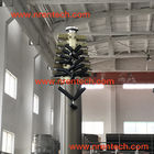 18m lockable pneumatic telescopic mast-3.1m retracted-150kg payloads- application for mobile telecom tower
