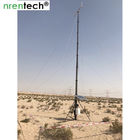 10m manual crank winch telescoping mast/ push telescoping mast/ aluminum telescoping mast