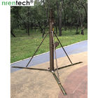 10m manual crank winch telescopic mast/ push telescoping mast/ aluminum telescoping mast