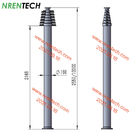12m pneumatic telescoping mast for telecom antenna 30kg payloads 2.55m closed height