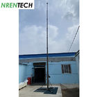 15m Mobile Crank Up Telescoping Mast 10kg payloads Manual Lifting