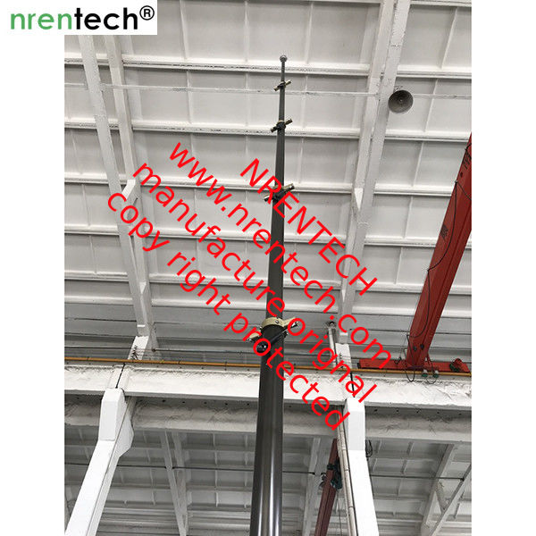 9m lockable pneumatic mast 50kg payloads-NR-2200-9000-50L/ antenna telescopic mast