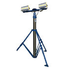 4.2m pneumatic telescopic mast lighting tower-ground mounting tripod lighting tower-2x150W Metal halide lamps