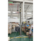 15m lockable pneumatic telescopic mast 30kg payloads 2.8m closed height for antenna poles