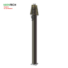 15m lockable pneumatic telescopic mast 30kg payloads 2.8m closed height mobile masts