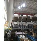 4x120W LED mounted vehicle roof mount telescopic mast night scan light tower 2.5m system