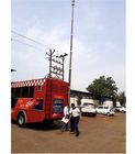 9m pneumatic telescopic mast for mobile CCTV vehicle telescoping mast antenna mast telecommunication tower mast