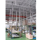 6m height pneumatic telescopic mast for lighting tower or mobile CCTV system lighting mast tower lighting tower mast