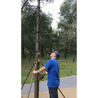 10m manual crank lifting telescopic mast-aluminum materials-telescoping mast-antenna mast