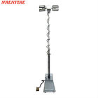4x120W LED mounted vehicle roof mount telescopic mast night scan light tower 3.5m system