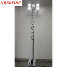 vehicle roof mounted foldable pneumatic telescopic mast tower light/roof mast light/night scan light tower 2.8m height