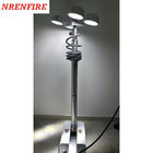 2.5m pneumatic telescopic mast light tower foldable and roof mounted 4x60W LED, telescoping mast tower light, night scan