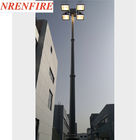 Tilt and Turn unit pneumatic telescopic mast light-6m height/inside electric cables/ remote control