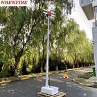 4x120W LED lamps mounted roof mast light 4.5m pneumatic telescopic mast, vehicle roof mount mast light tower