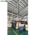 12m aluminum telescoping mast 30kg payloads 2.55m closed height for CCTV-pneumatic lifting