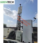 15m  telescoping mast 350kg payloads for integrated telecom tower trailer