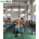 4.5m pneumatic telescoping mast for mobile surveillance-inside CCTV wires